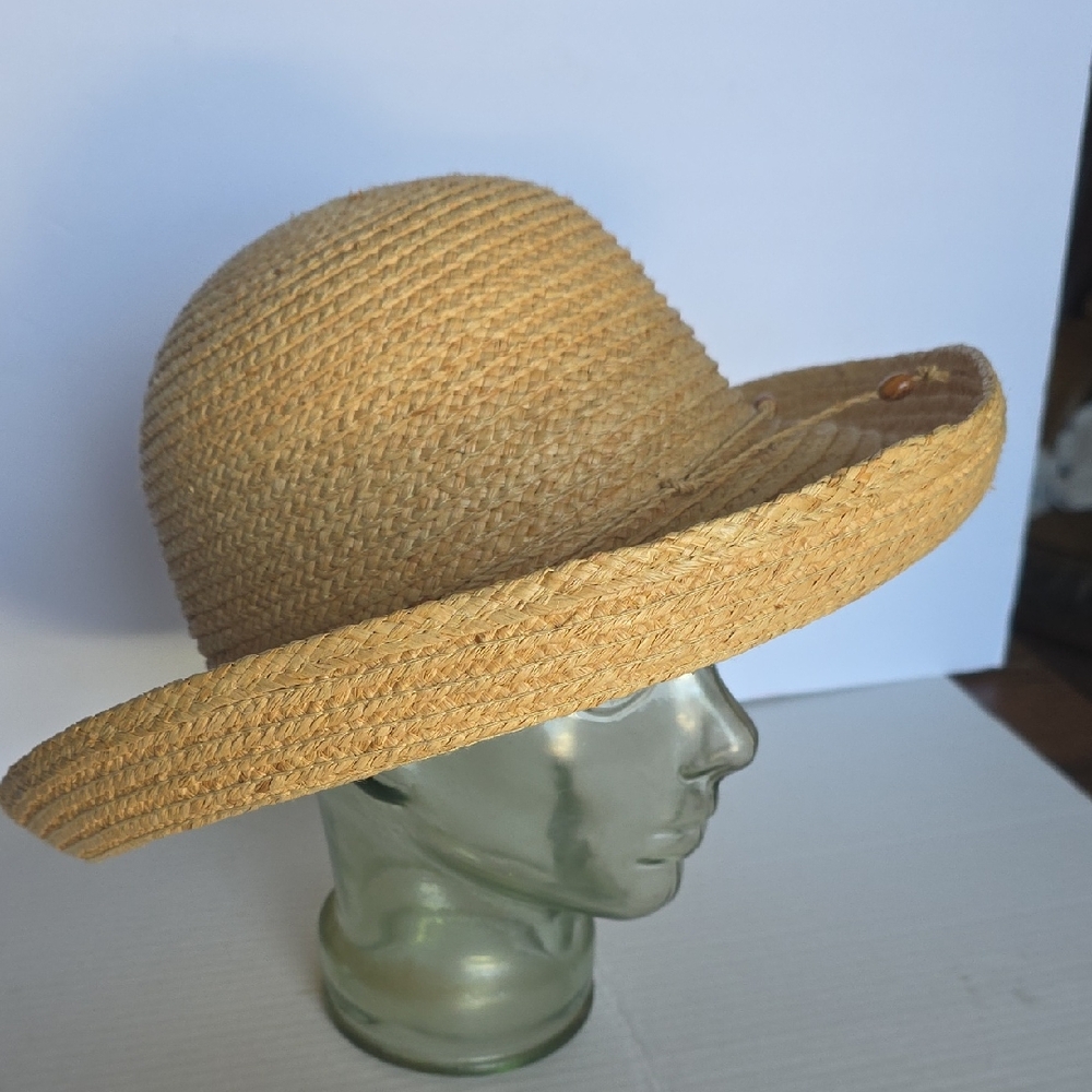 Eddie Bauer Y2K Spring Or Summer Natural Straw Women's Hat